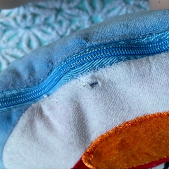 Vintage Doraemon pillow convertible to a blanket , blanket zips into pillow - Picture 3 of 5